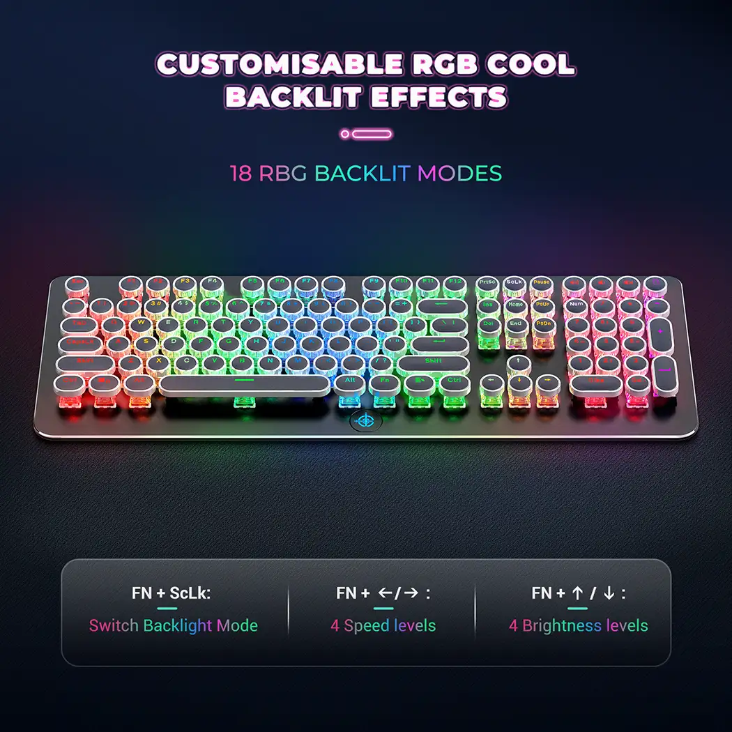 customisable rgb cool backlit effects