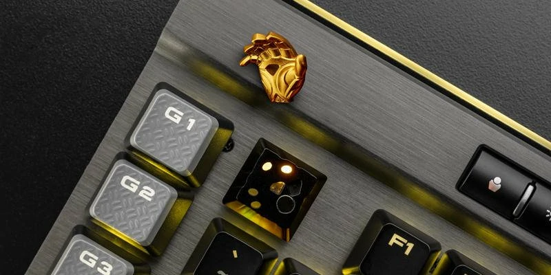 DOTA2 MIDIAS Aluminium Magnetic Craftsman Key Cap Hand