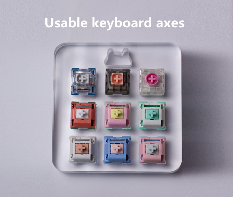 Retro personality creative transparent DIY keycaps