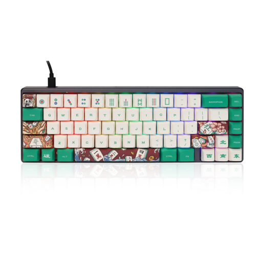 STOGA 60% CNC Aluminum Shell Mahjong Mechanical Gaming Keyboard with Magnetic Stand
