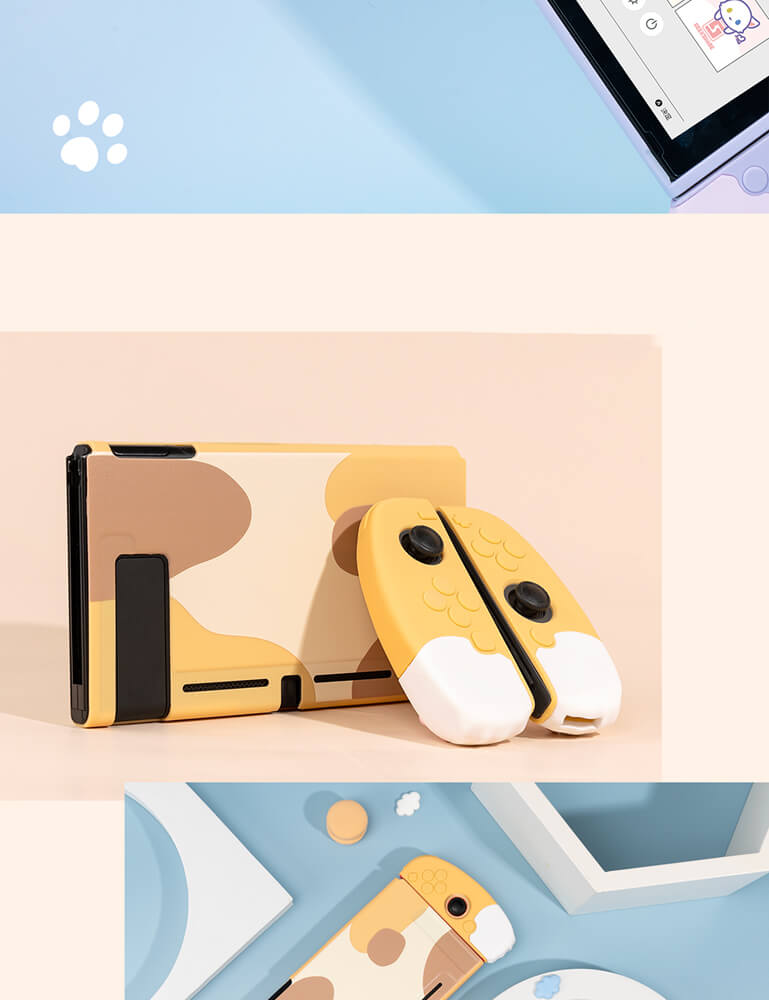 Cat Paw Silicone Protective Case For Switch